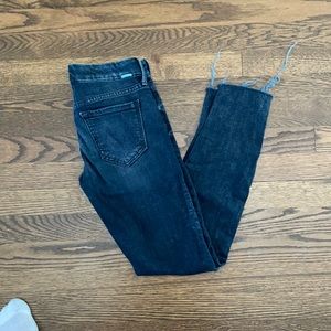 Mother looker ankle fray indigo size 25
